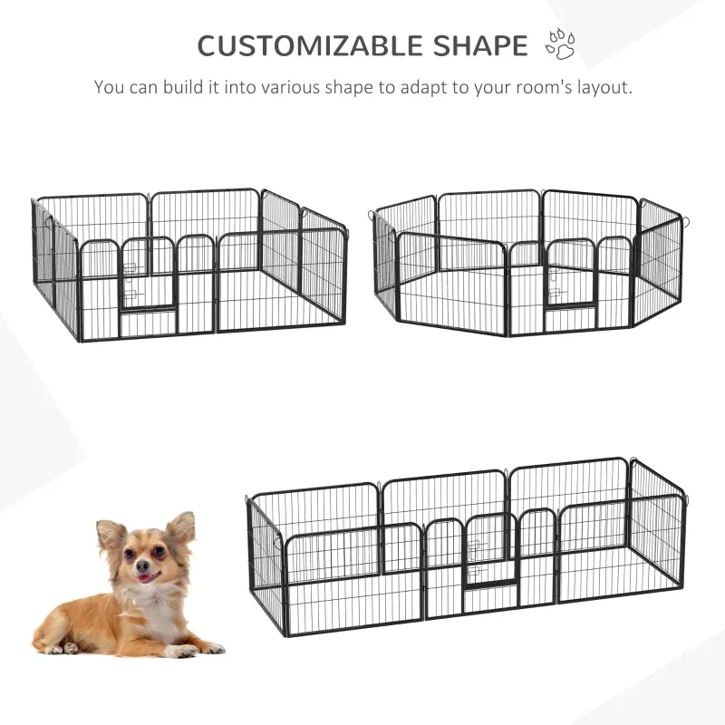 24" 8 Panel Metal Pet Playpen