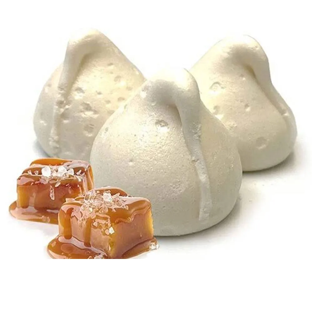 4 Pk Salted Caramel Meringue Cookies Sweets Fat Gluten Nut Free 90 Calorie Snack