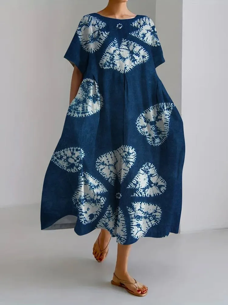 Akivide Womens Baggy Oversized Plus Size Boho Floral Cotton Maxi Dresses Summer Casual Loose Flowy Long Dress