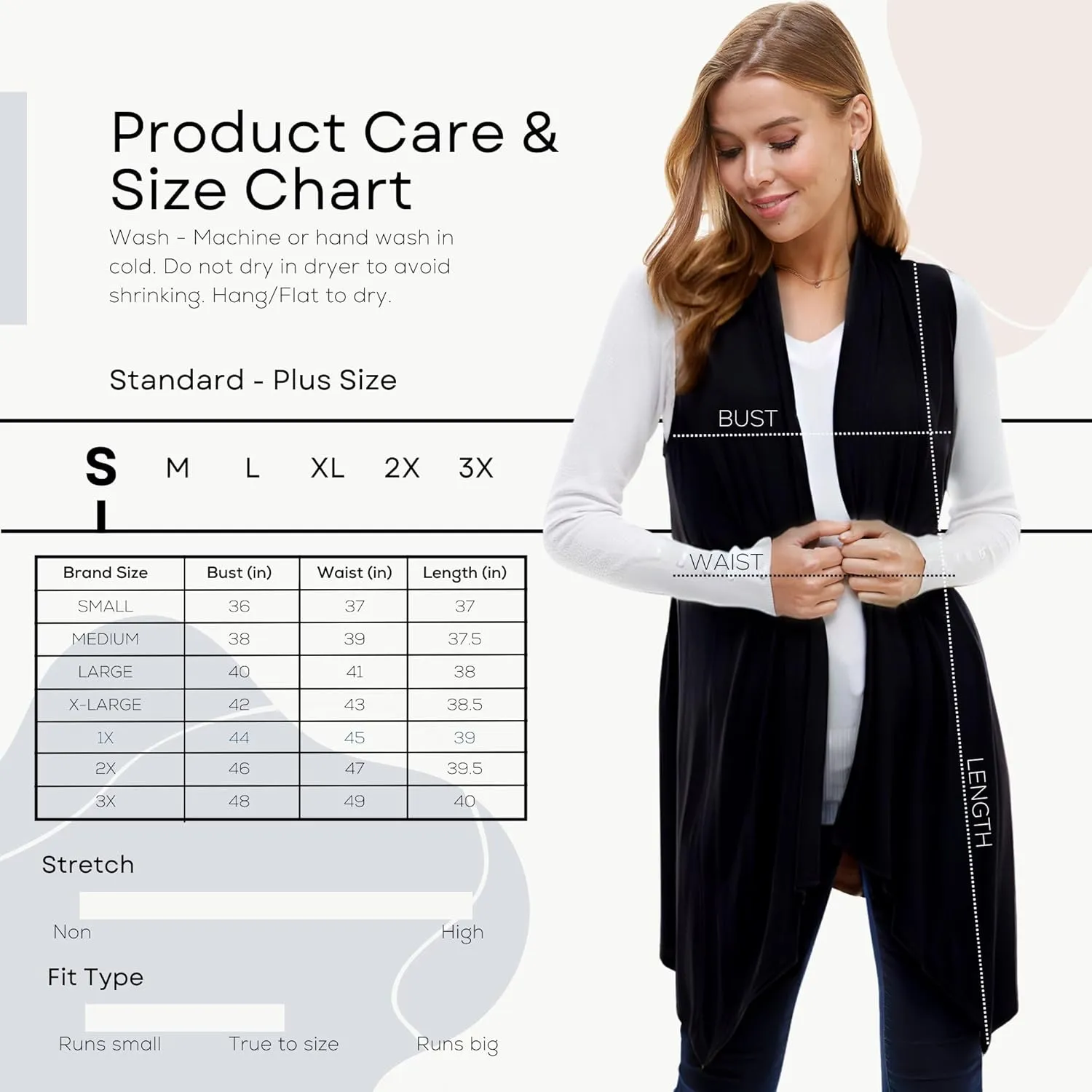 Azules 3 Pack Sleeveless Cardigan Vest for Women - Stylish Casual Womens Cardigans for Every Occasion
