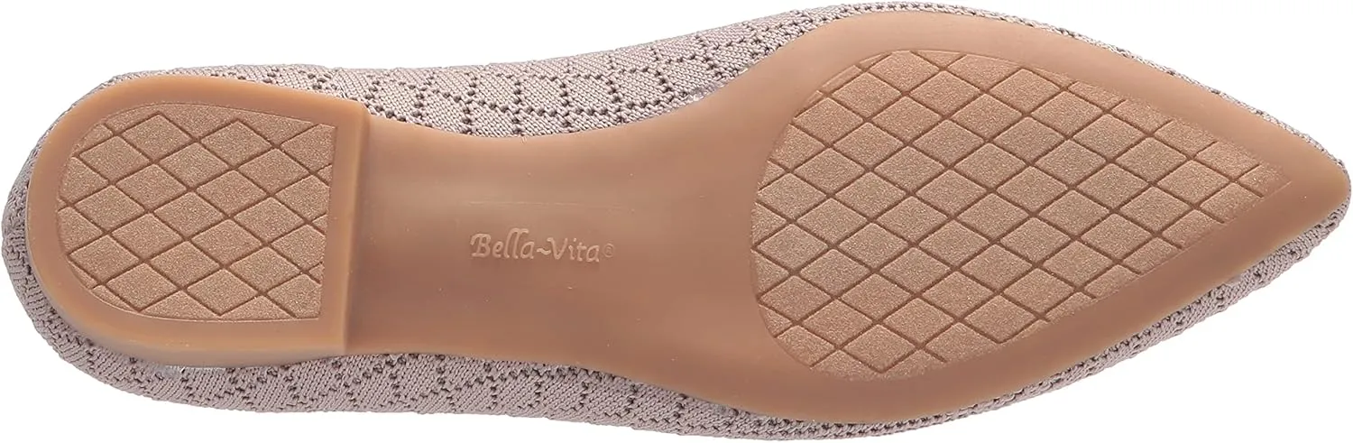 Bella Vita Women's Mireya Pointed Toe Flat Ballet