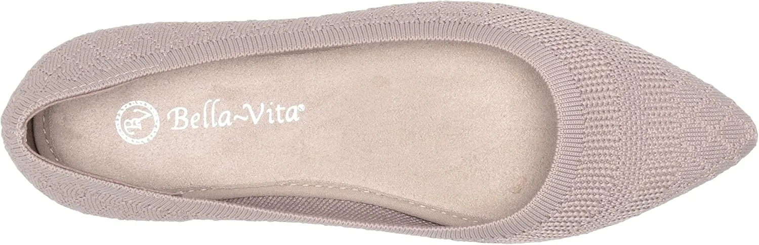 Bella Vita Women's Mireya Pointed Toe Flat Ballet