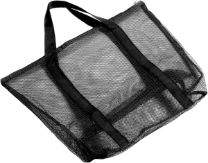 BESTYASH Transparent Mesh Beach Tote Bag Large Capacity Shopping Bag with Comfortable Shoulder Strap for Summer Outings Travel Essentials and Family Beach Gear Storage