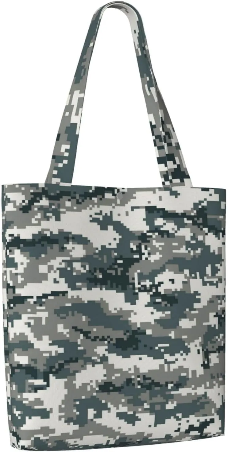 Black and White Race Checkered Flag Canvas Totes Bag Shoulder Bags Shopping Crossbody Work Bag 13.8 X 15.4 inch