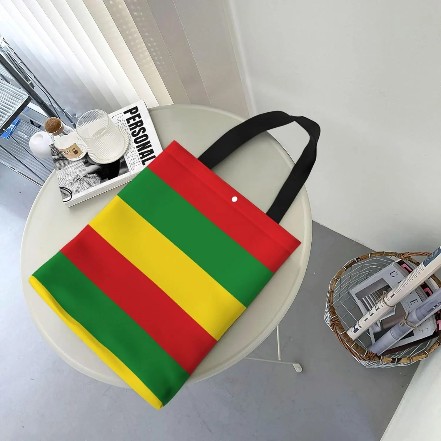 Black and White Race Checkered Flag Canvas Totes Bag Shoulder Bags Shopping Crossbody Work Bag 13.8 X 15.4 inch