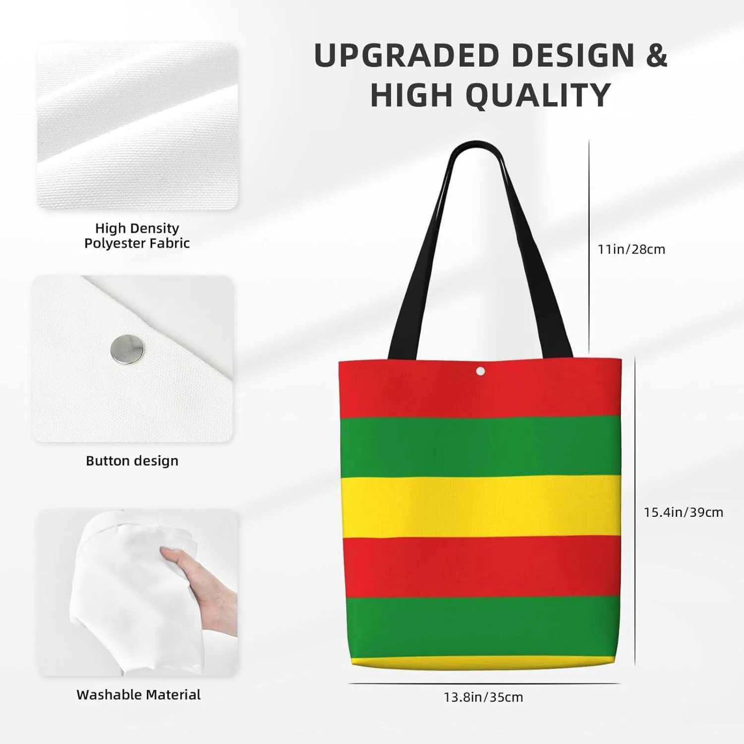 Black and White Race Checkered Flag Canvas Totes Bag Shoulder Bags Shopping Crossbody Work Bag 13.8 X 15.4 inch