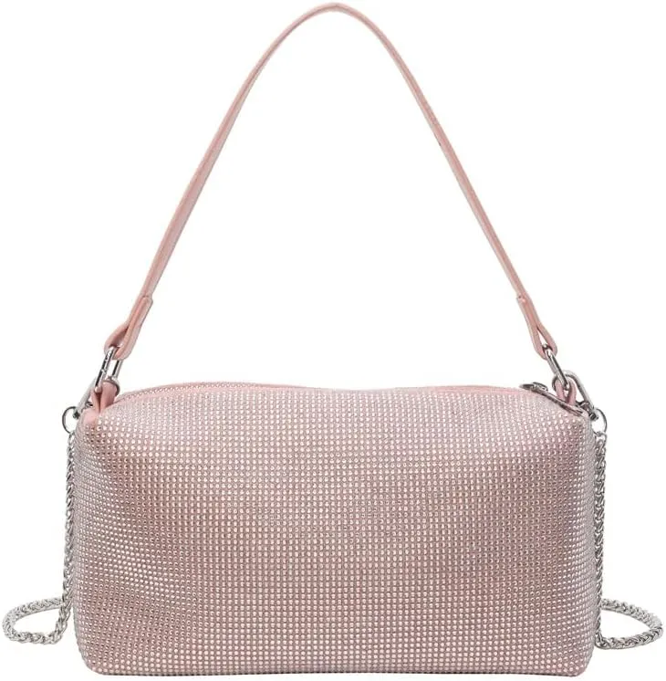 Bling Bling Crystals Evening Clutch Bag for Women Girls Sparkling Crossbody Bag Wedding Prom Party Club Purses Handbags