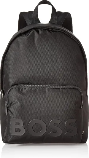 BOSS Tonal Logo Nylon Backpack