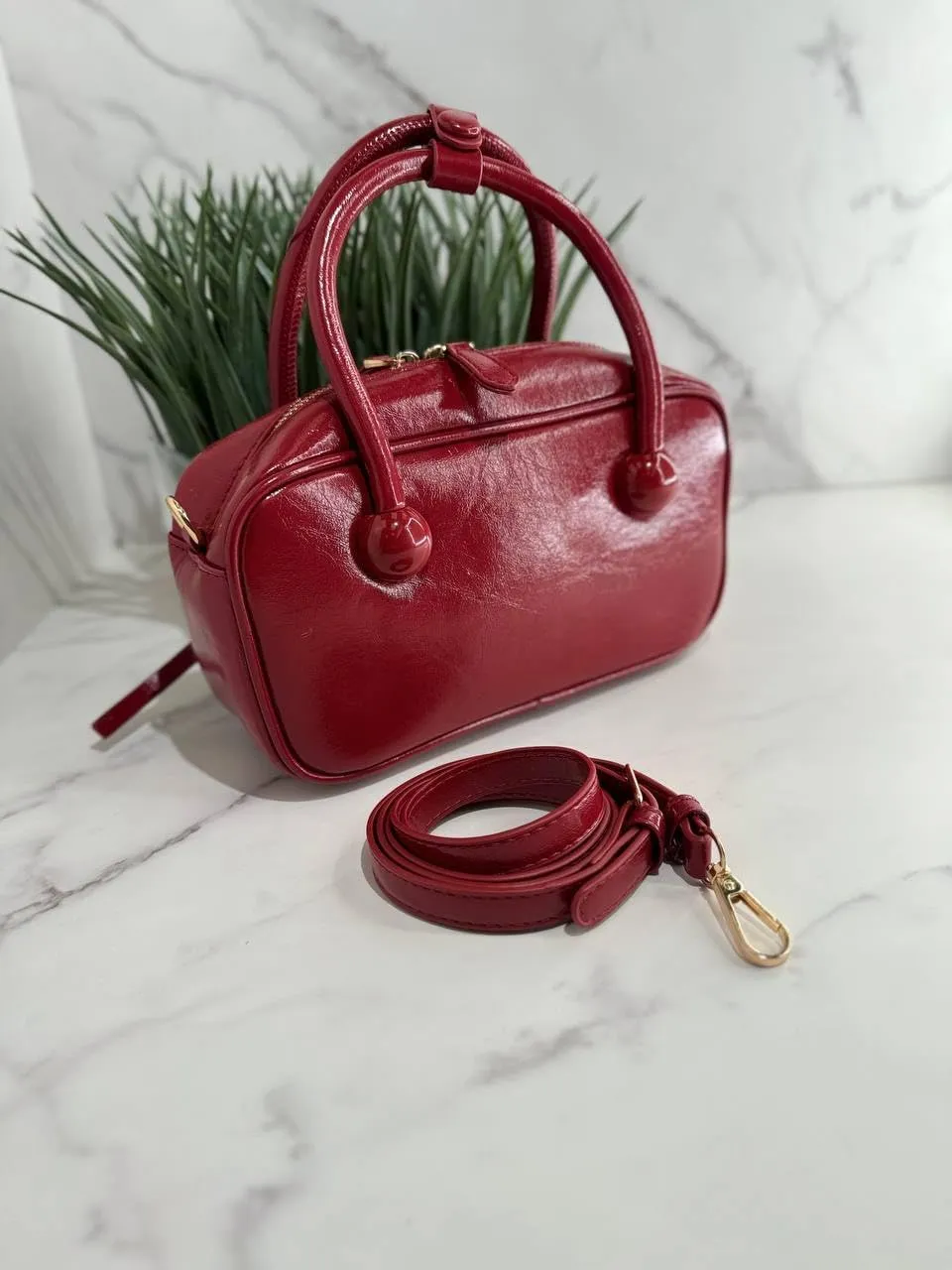ChicTrend  Stylish Faux Leather Bag with Long Strap
