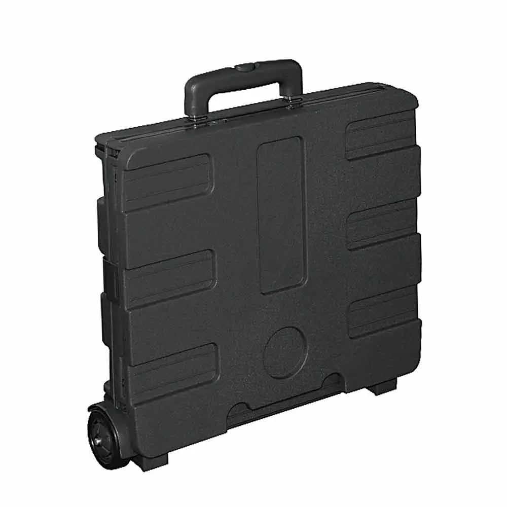 Collapsible Shopping Cart Storage Utility Grocery Wheel Rolling Crate Heavy Duty