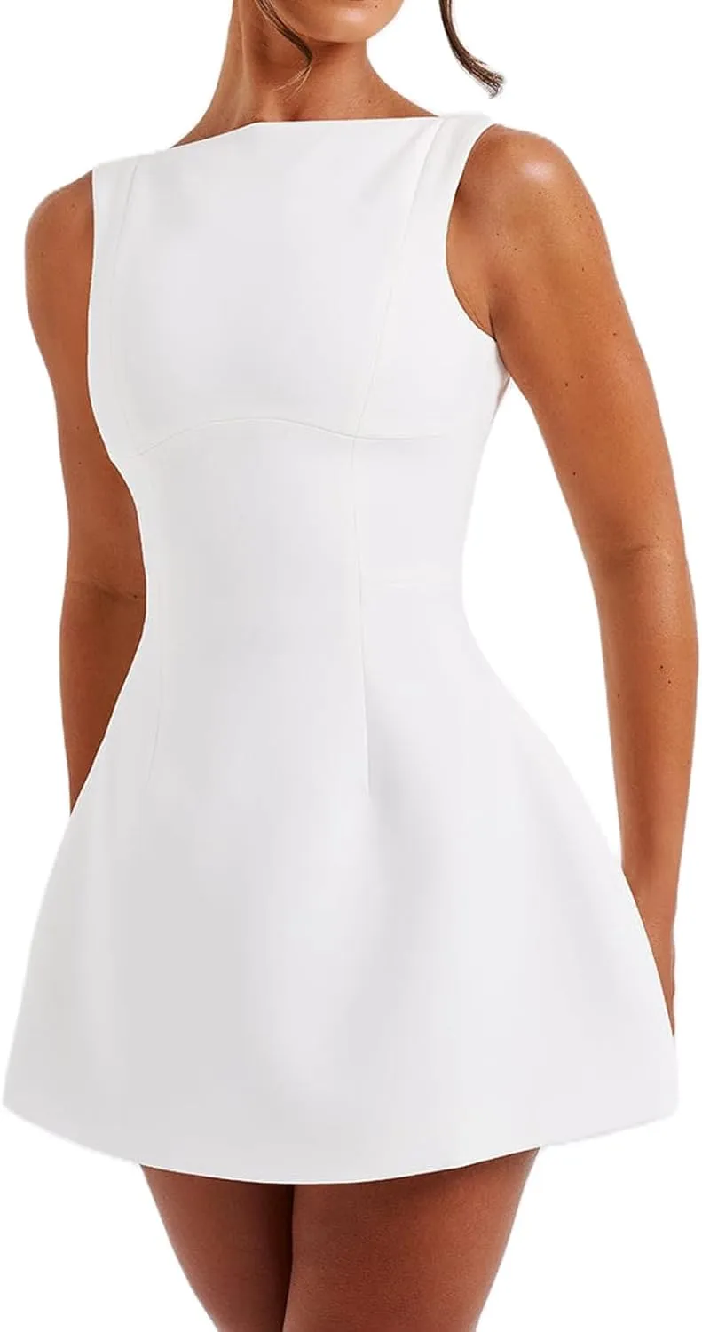 College Graduation Dresses for Women Y2k Corset Backless Party Club Mini Dress Teens Flowy Ruffle Sexy Short Dress