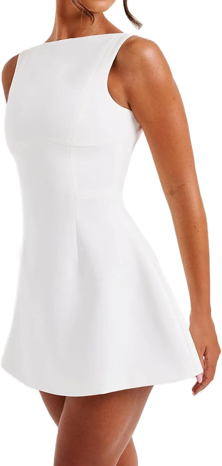 College Graduation Dresses for Women Y2k Corset Backless Party Club Mini Dress Teens Flowy Ruffle Sexy Short Dress