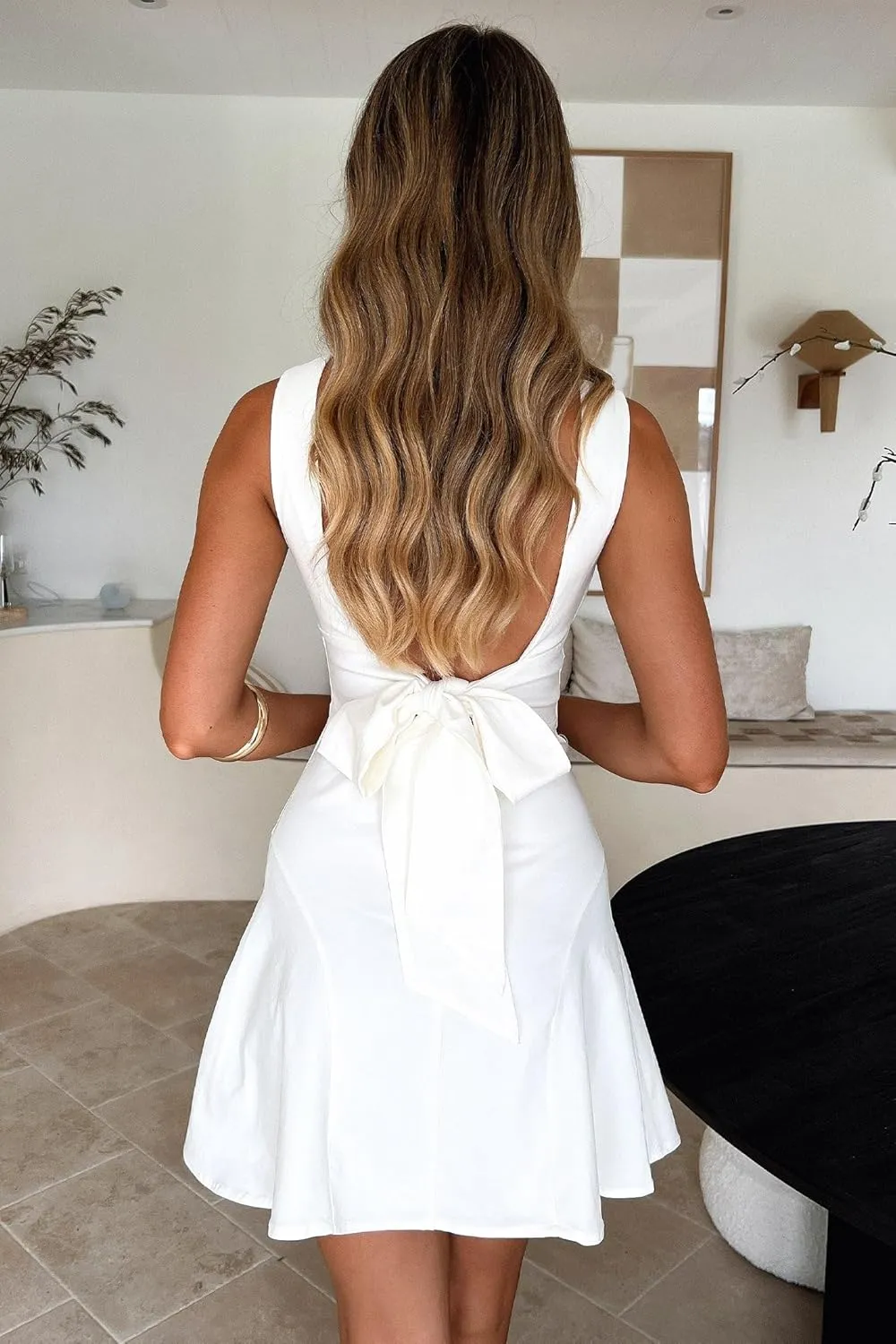 College Graduation Dresses for Women Y2k Corset Backless Party Club Mini Dress Teens Flowy Ruffle Sexy Short Dress