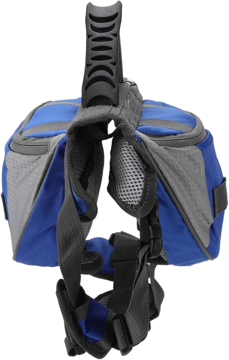 Dog Saddle Bag of Comfortable Adjustable Reflective Strip - for Small Medium Sized Dogs, Pet Pressure Pack to Run and Hike (M)