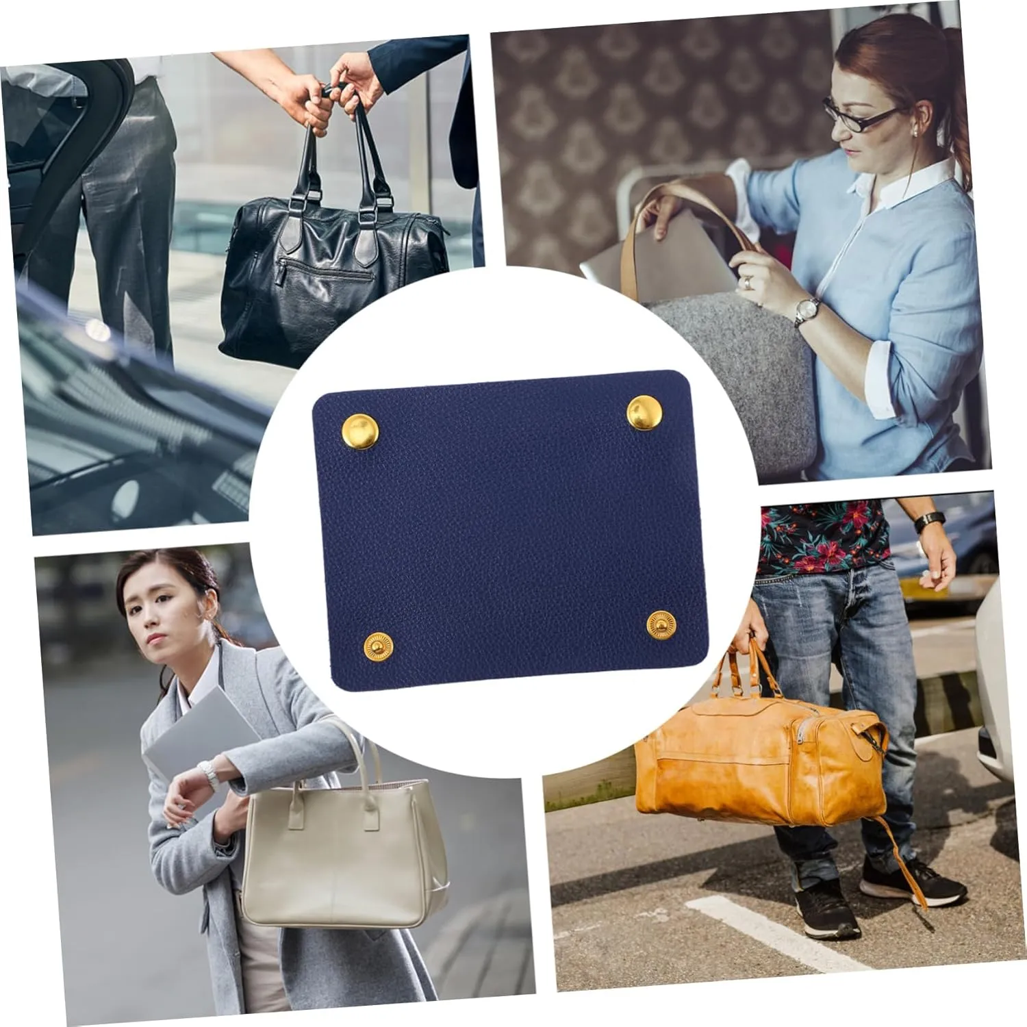 DOITOOL Leather Bag Handle Protector Easy Installation for Crossbody Purse Decorative Wrap Comfortable Fit
