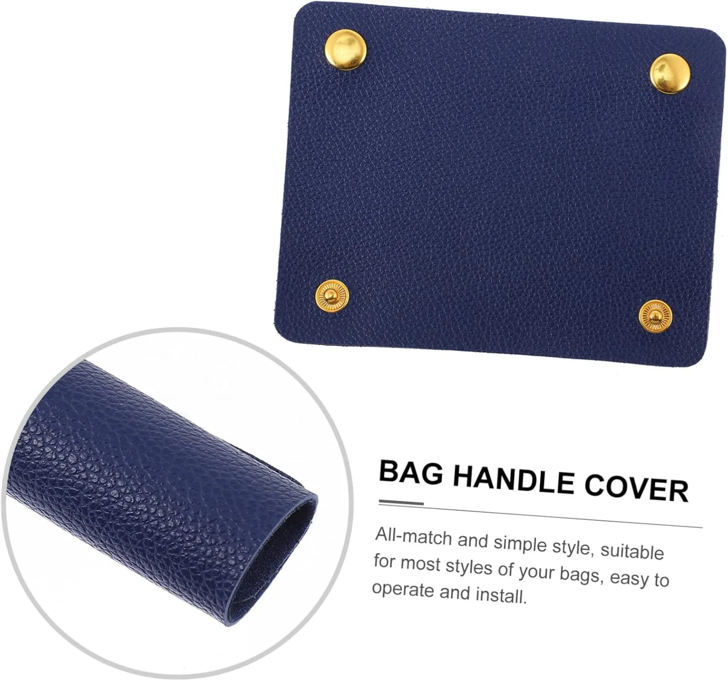 DOITOOL Leather Bag Handle Protector Easy Installation for Crossbody Purse Decorative Wrap Comfortable Fit