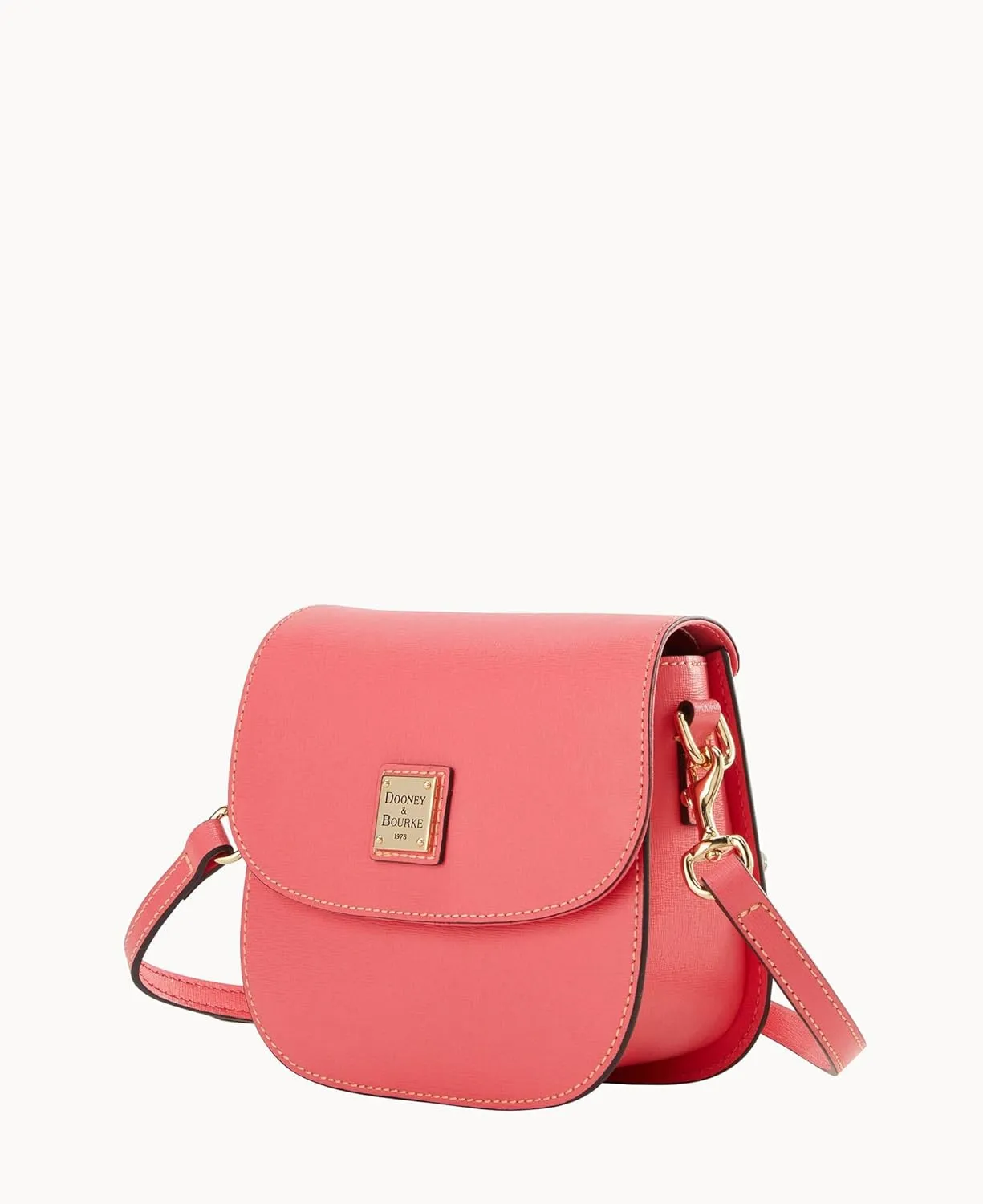 Dooney & Bourke Handbag, Saffiano Saddle Bag Crossbody