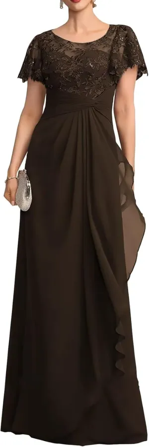 Elegant Full Length Mother of The Bride Dresses for Women Wedding Guest Formal Evening Gown 2025