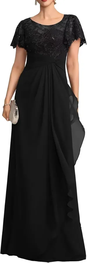 Elegant Full Length Mother of The Bride Dresses for Women Wedding Guest Formal Evening Gown 2025