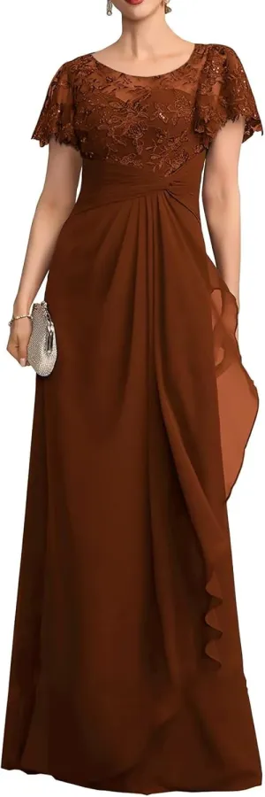Elegant Full Length Mother of The Bride Dresses for Women Wedding Guest Formal Evening Gown 2025