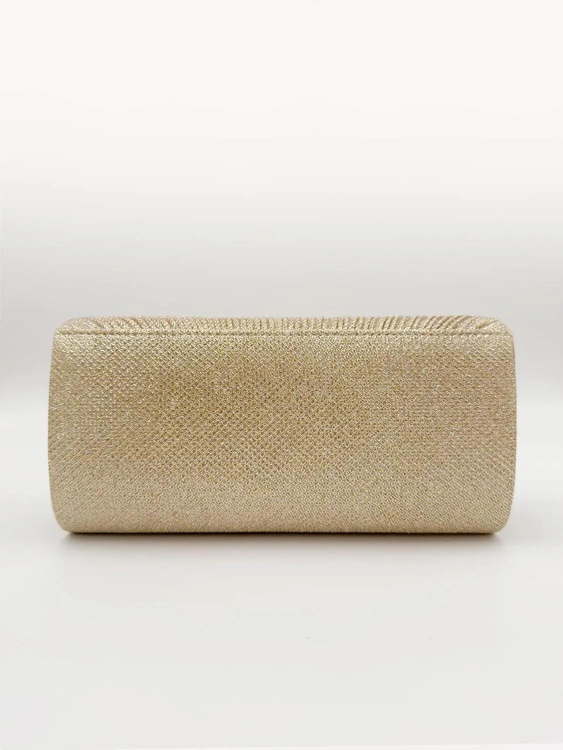 Fashion Pleated Glitter Dinner Bag Mini Clutch Bag Fancy Wedding Bag Chain Shoulder Bag Diagonal Span bag