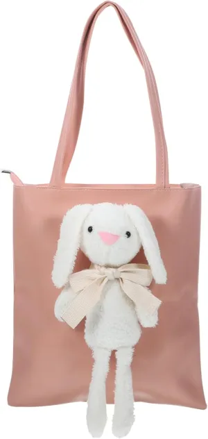 Fashionable Rabbit Pattern Large Capacity Handbag and Comfortable Shoulder Bag for Women