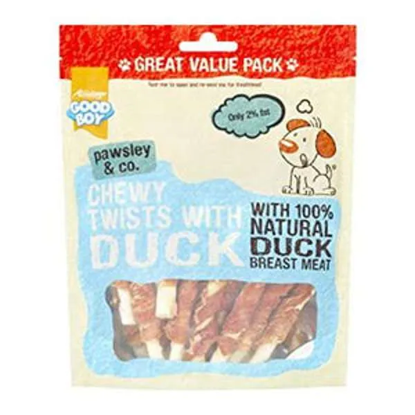 Good Boy Chewy Twists With Duck
