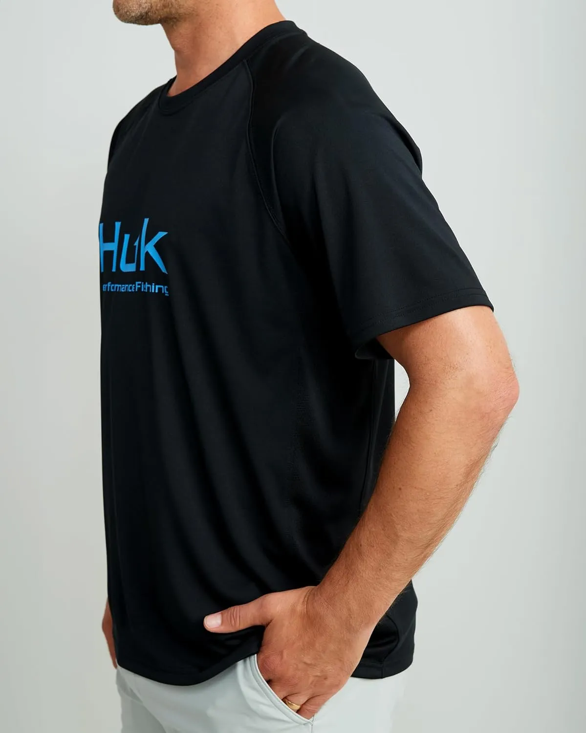 HUK Men's Pursuit Short Sleeve, Performance Shirt   Sun Protection