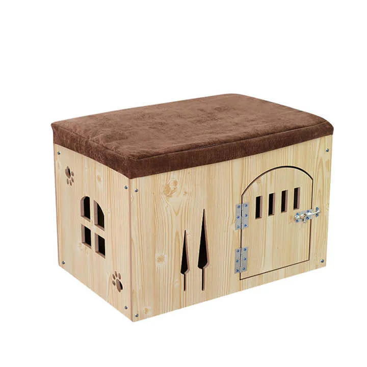 Indoor Modern Luxury Wooden Pet Villa-فيلا خشبية فاخرة