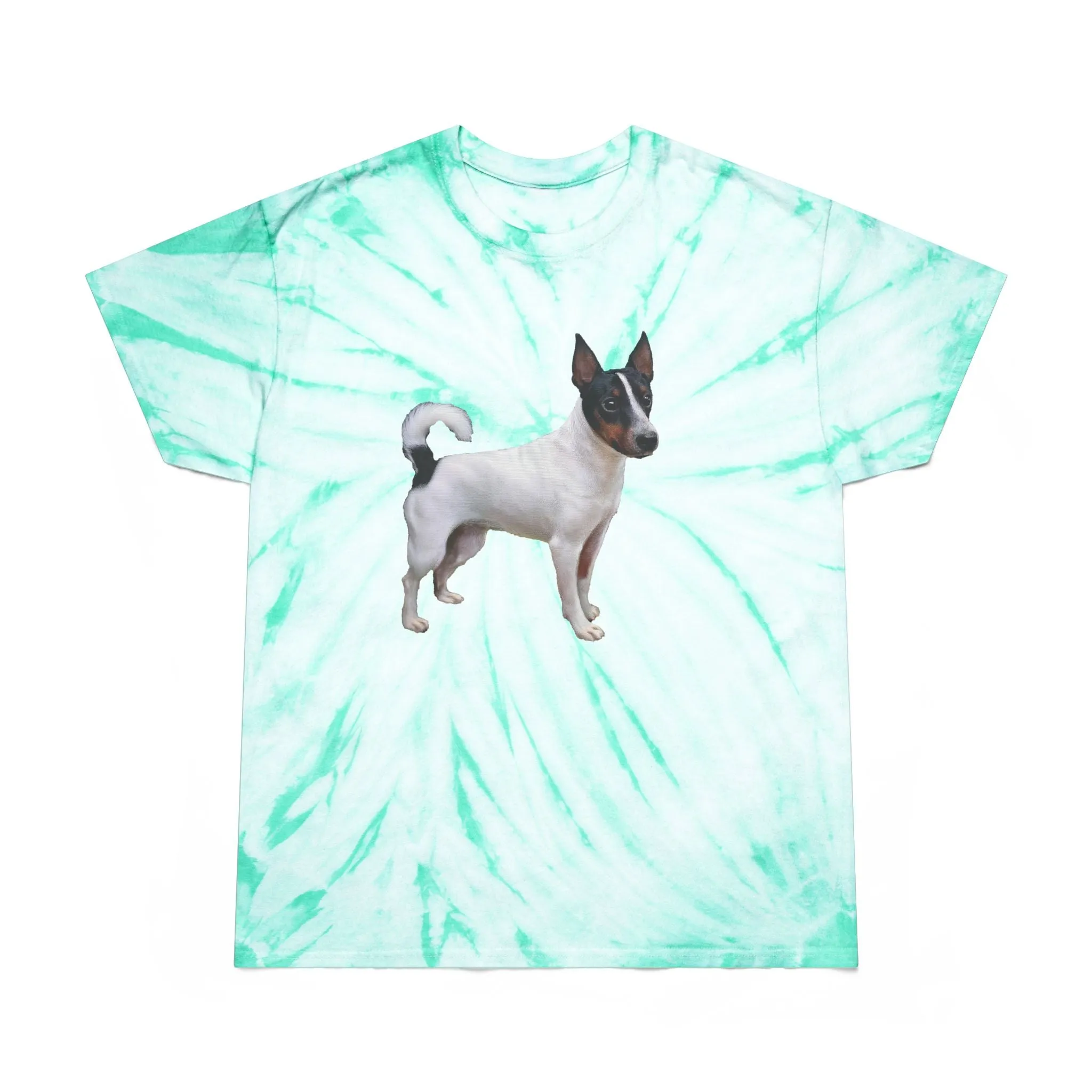 Japanese Terrier  -  Unisex Tie-Dye Dog Tee - Fun & Playful Pet Lover T-Shirt