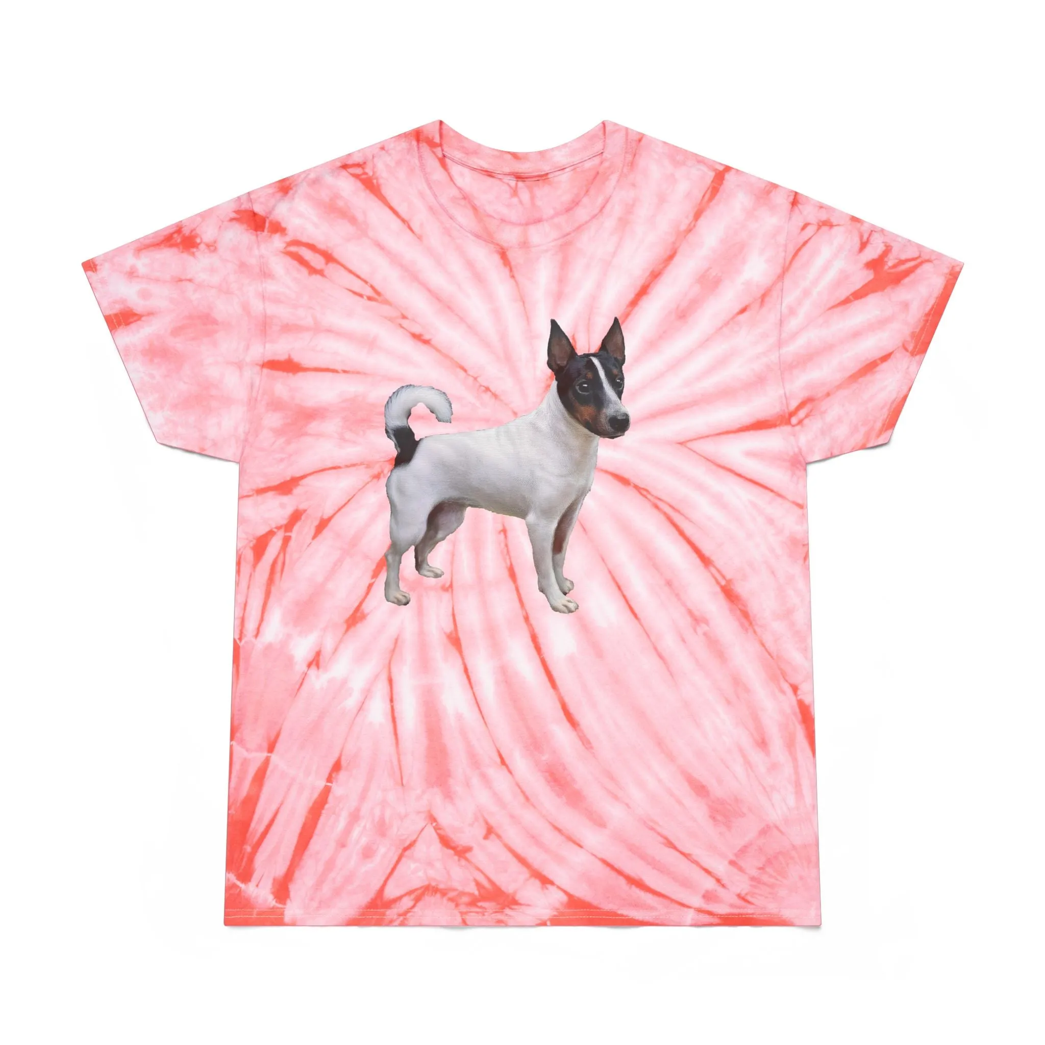 Japanese Terrier  -  Unisex Tie-Dye Dog Tee - Fun & Playful Pet Lover T-Shirt