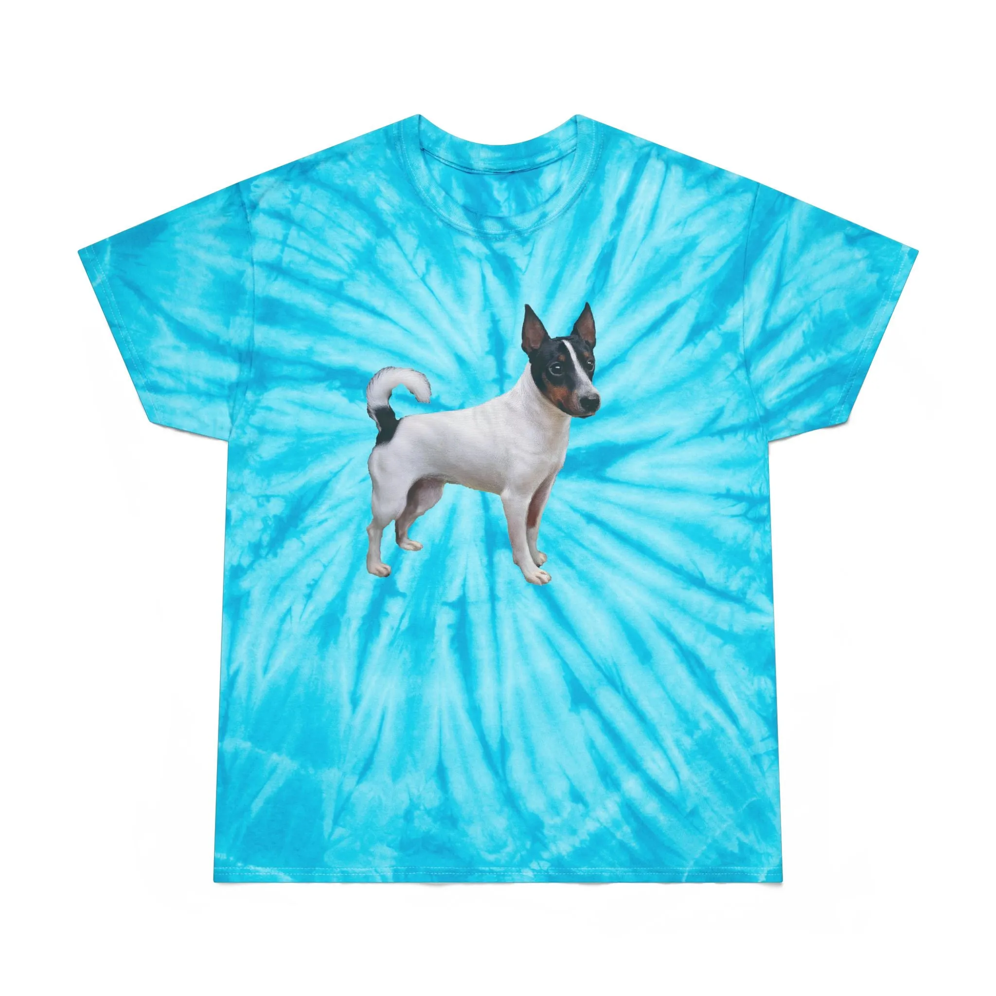 Japanese Terrier  -  Unisex Tie-Dye Dog Tee - Fun & Playful Pet Lover T-Shirt