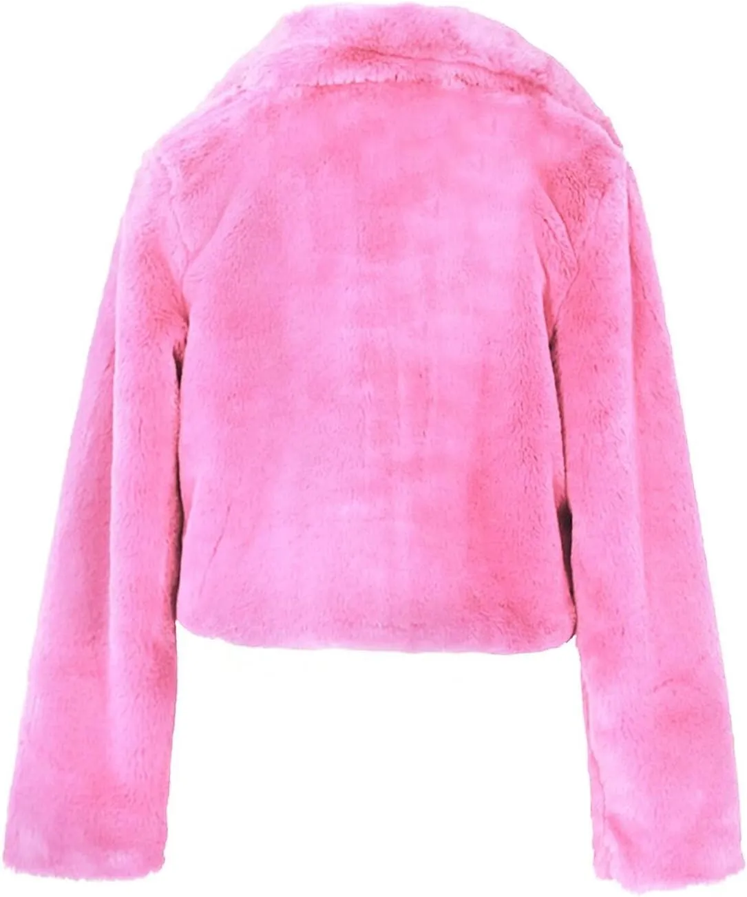 JURIS Ladies Fur Coats Fur Coat - A Stylish Winter Essential Faux Fur Cardigan Short Jacket Women's Plush Jacket