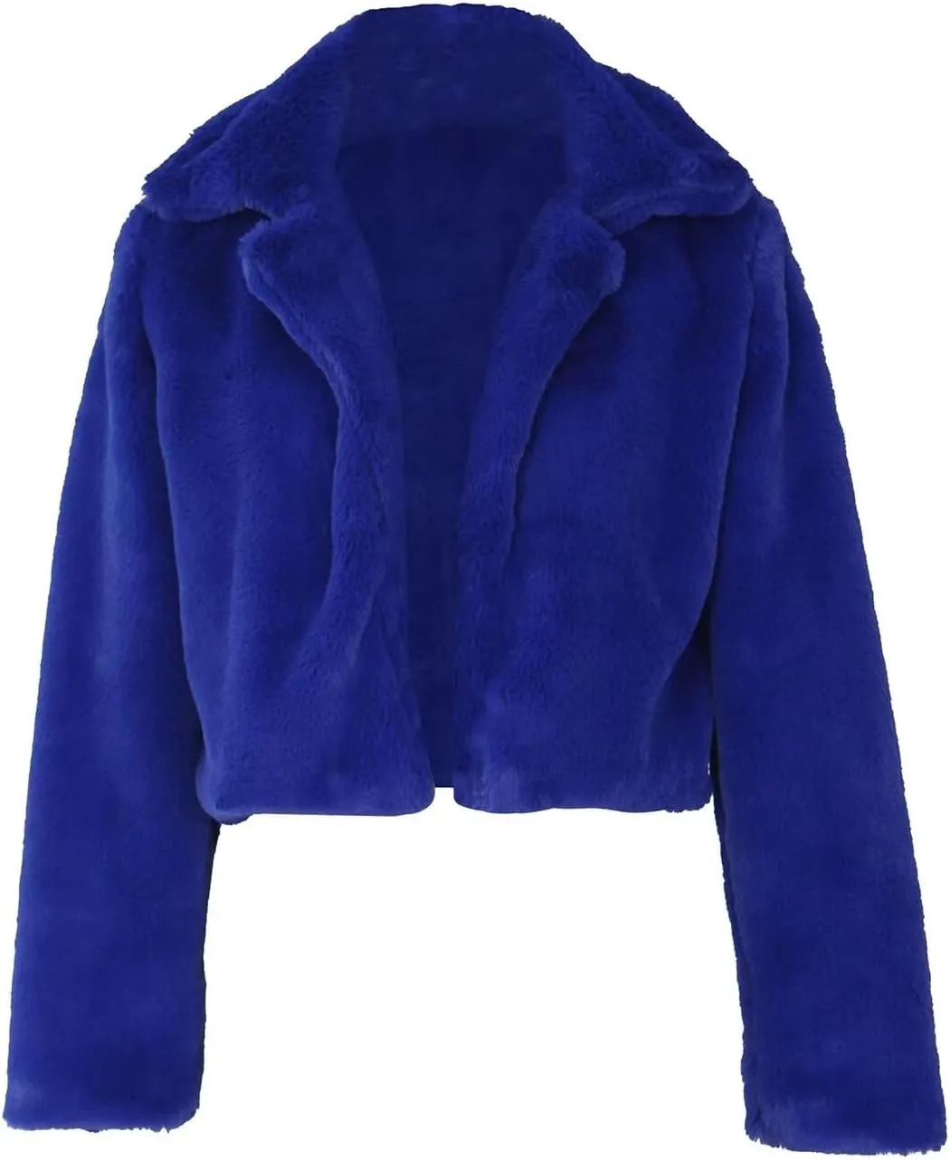 JURIS Ladies Fur Coats Fur Coat - A Stylish Winter Essential Faux Fur Cardigan Short Jacket Women's Plush Jacket