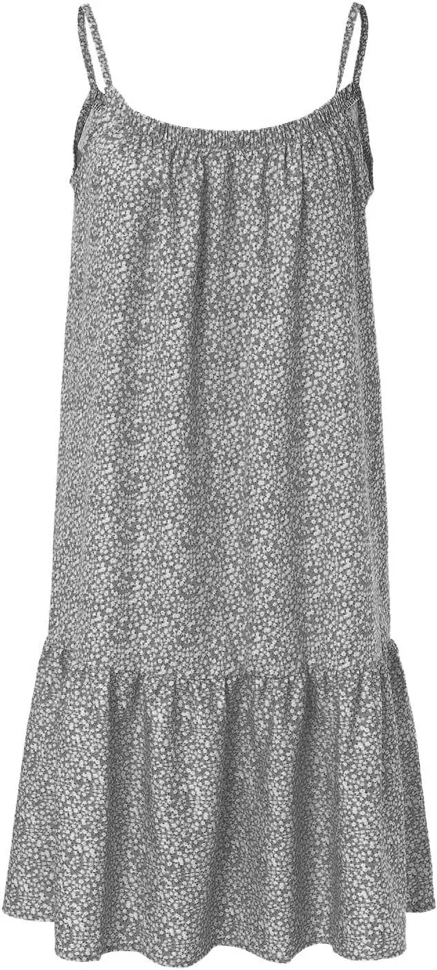 Kaftan Dresses for Women Beach Cover Up Strapless Floral Sundress Tropical Vacation Swimwear
