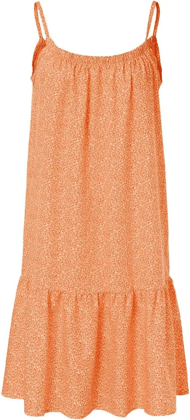 Kaftan Dresses for Women Beach Cover Up Strapless Floral Sundress Tropical Vacation Swimwear