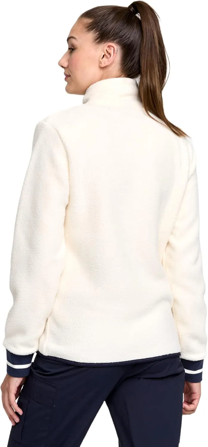Kari Traa Rothe Women's Midlayer Coat - Soft Insulated Zip Up Fleece Jacket Relaxed Fit