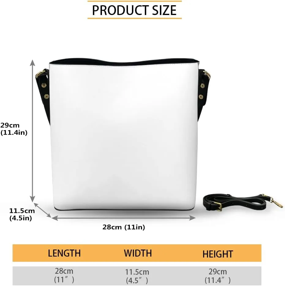 Large Bucket Bag for Women Zipper Compartment Pocket Waterproof Crossbody Bag Comfortable Handbag Trip
