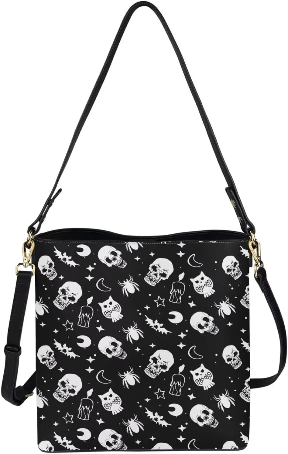 Large Bucket Bag for Women Zipper Compartment Pocket Waterproof Crossbody Bag Comfortable Handbag Trip