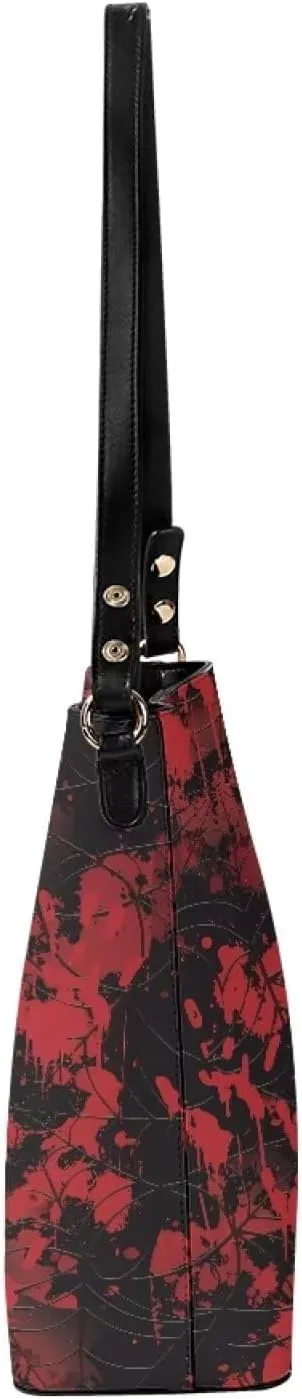 Large Bucket Bag for Women Zipper Compartment Pocket Waterproof Crossbody Bag Comfortable Handbag Trip