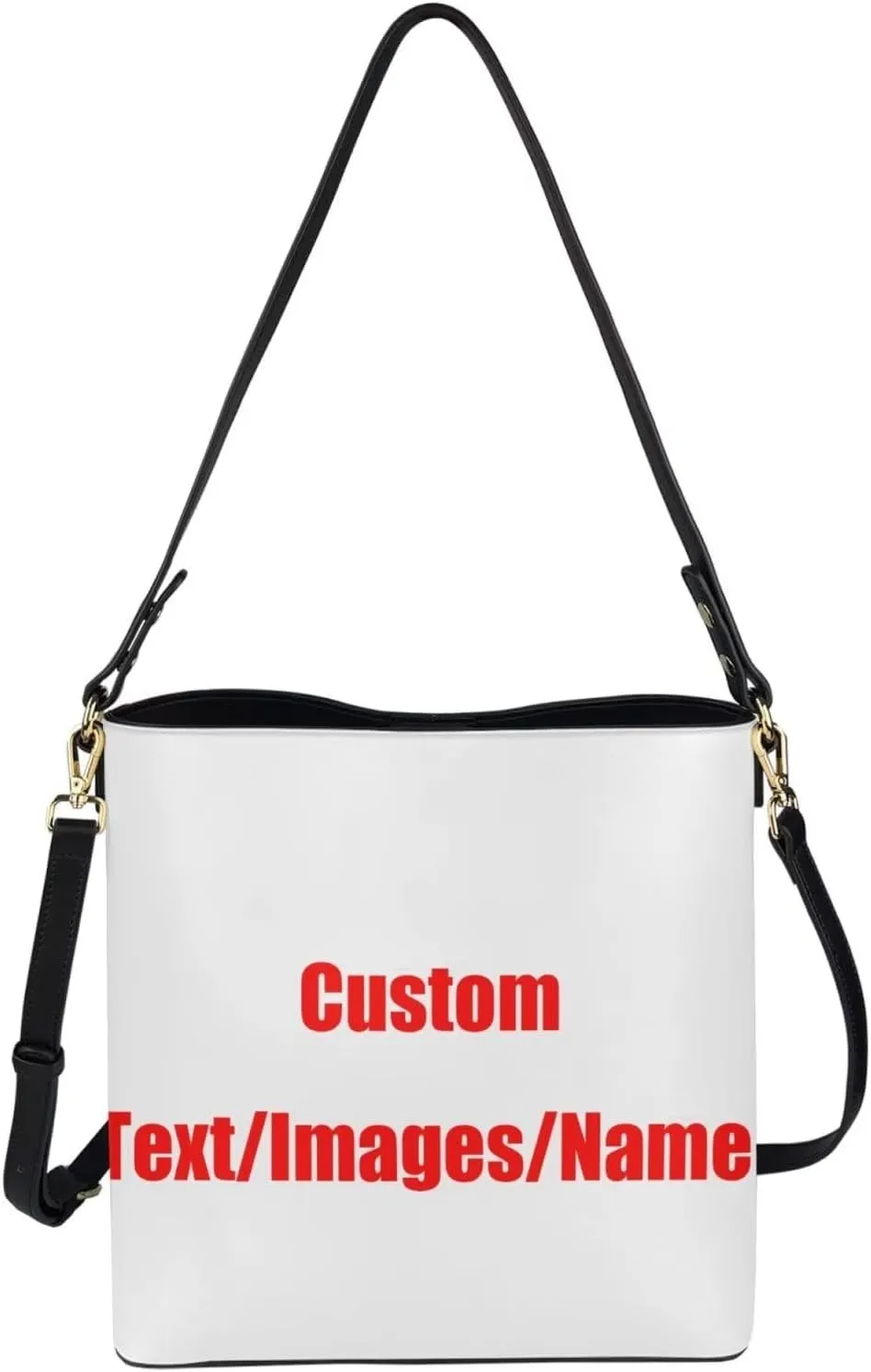 Large Bucket Bag for Women Zipper Compartment Pocket Waterproof Crossbody Bag Comfortable Handbag Trip