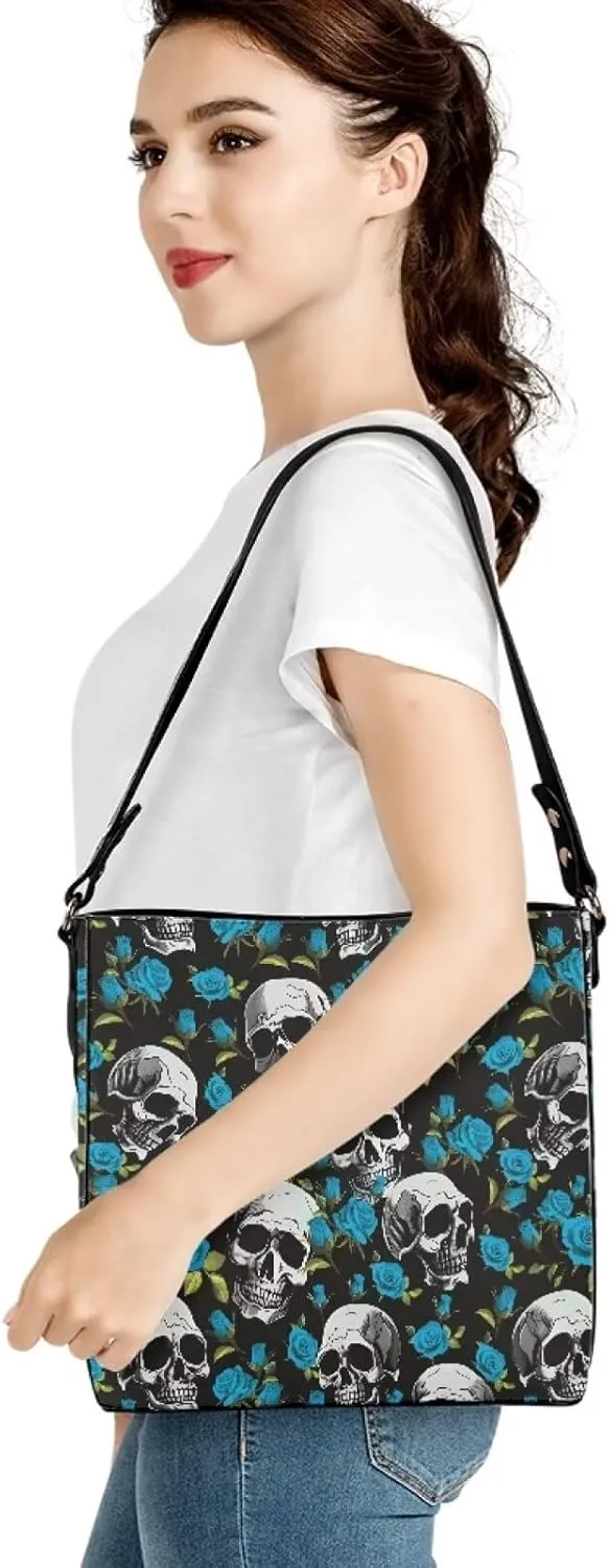 Large Bucket Bag for Women Zipper Compartment Pocket Waterproof Crossbody Bag Comfortable Handbag Trip