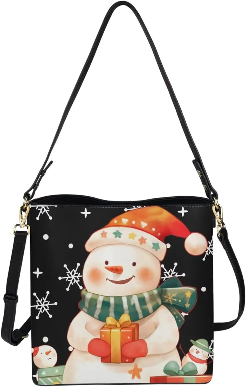 Large Bucket Bag for Women Zipper Compartment Pocket Waterproof Crossbody Bag Comfortable Handbag Trip