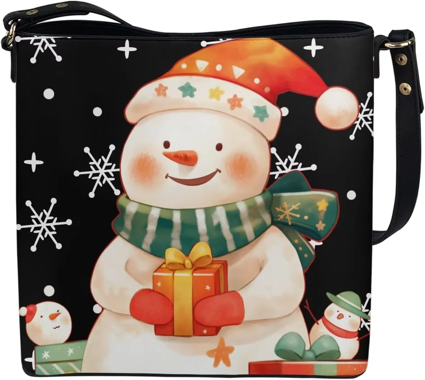 Large Bucket Bag for Women Zipper Compartment Pocket Waterproof Crossbody Bag Comfortable Handbag Trip