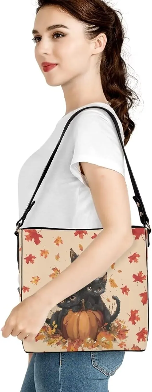 Large Bucket Bag for Women Zipper Compartment Pocket Waterproof Crossbody Bag Comfortable Handbag Trip