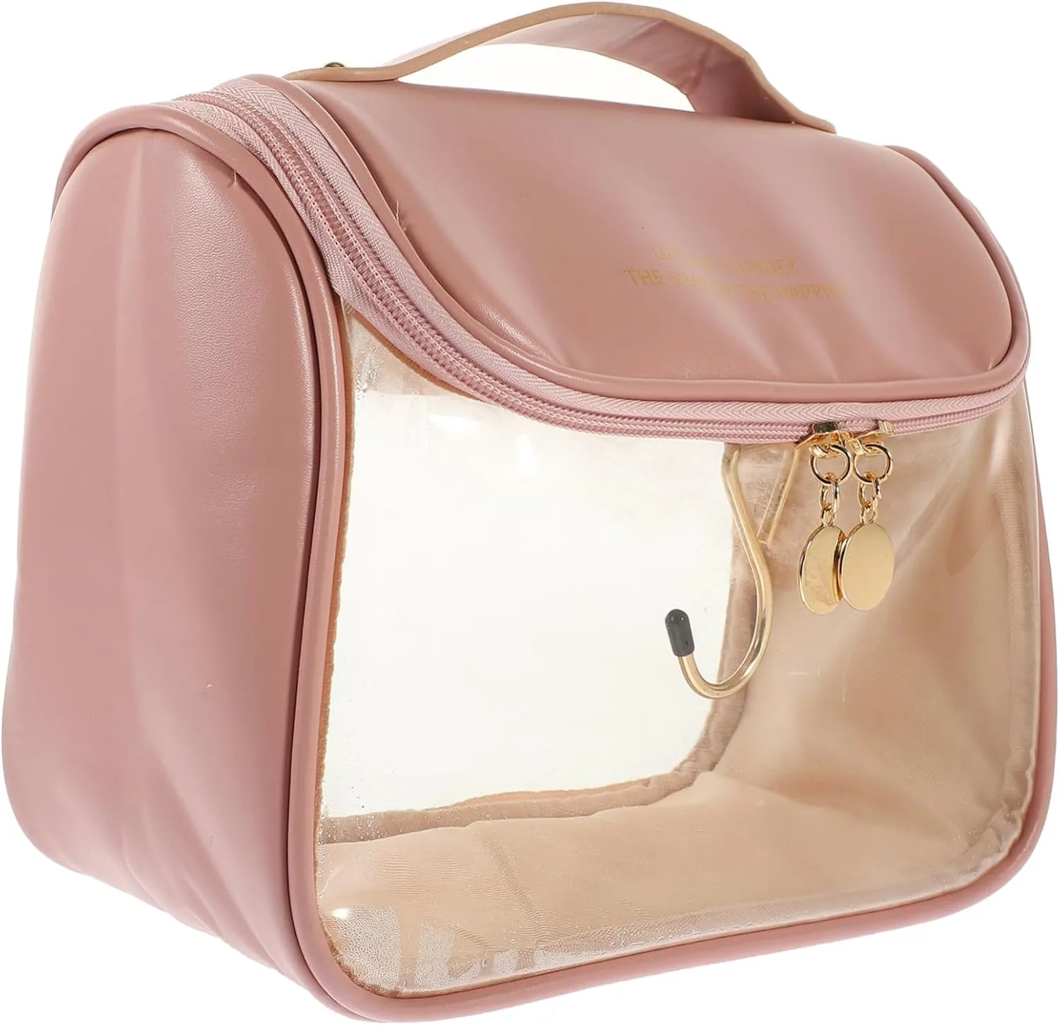 LIFKOME Portable Toiletry Bag Makeup Travel Bag Large Capacity Wall Hanging Light and Comfortable