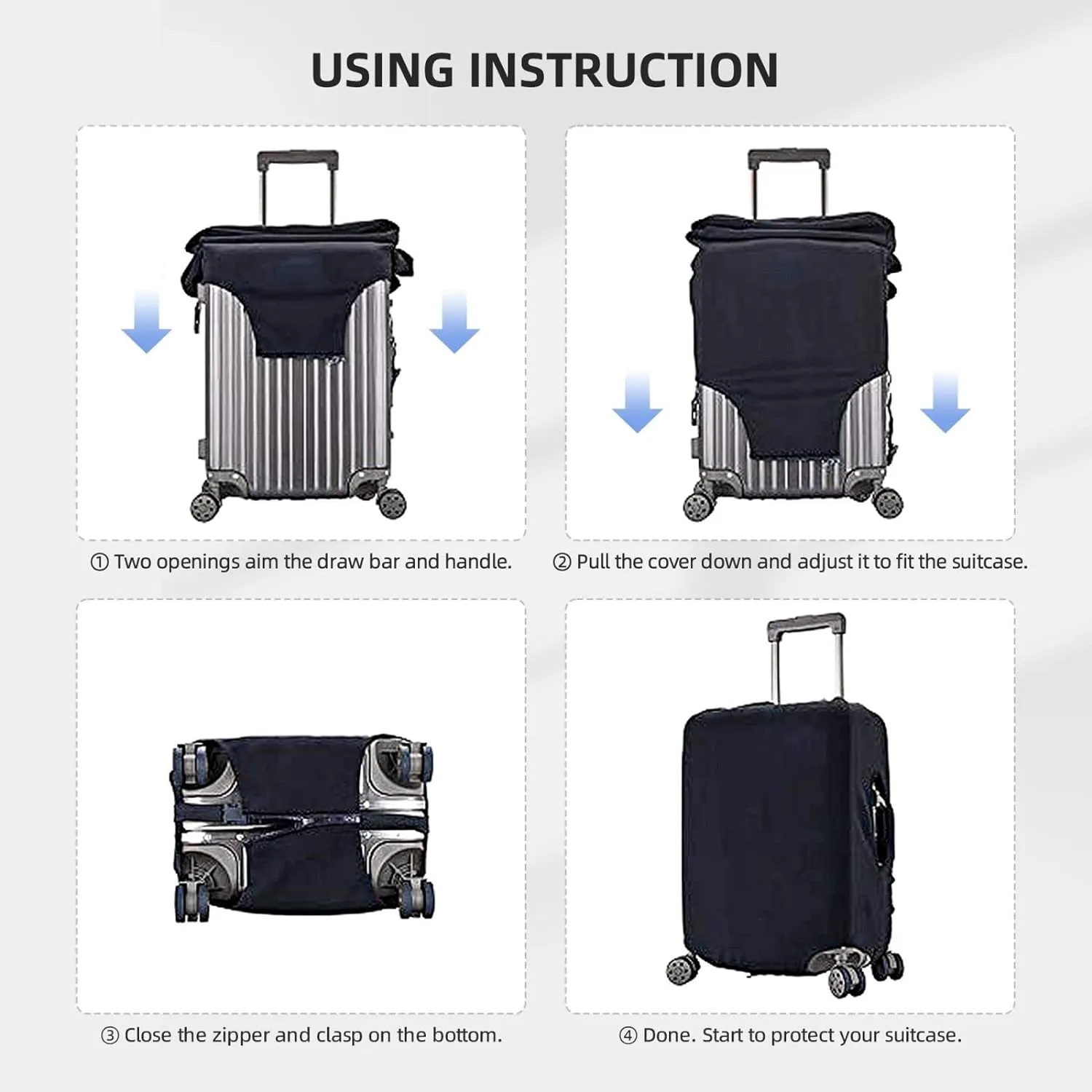 Lilac Glittering Luggage Cover,Washable Suitcase Covers Fashion Luggage Covers,Anti-Scratch Suitcase Protector Cover