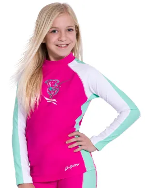 Long Sleeve Rash Guard - Poppy