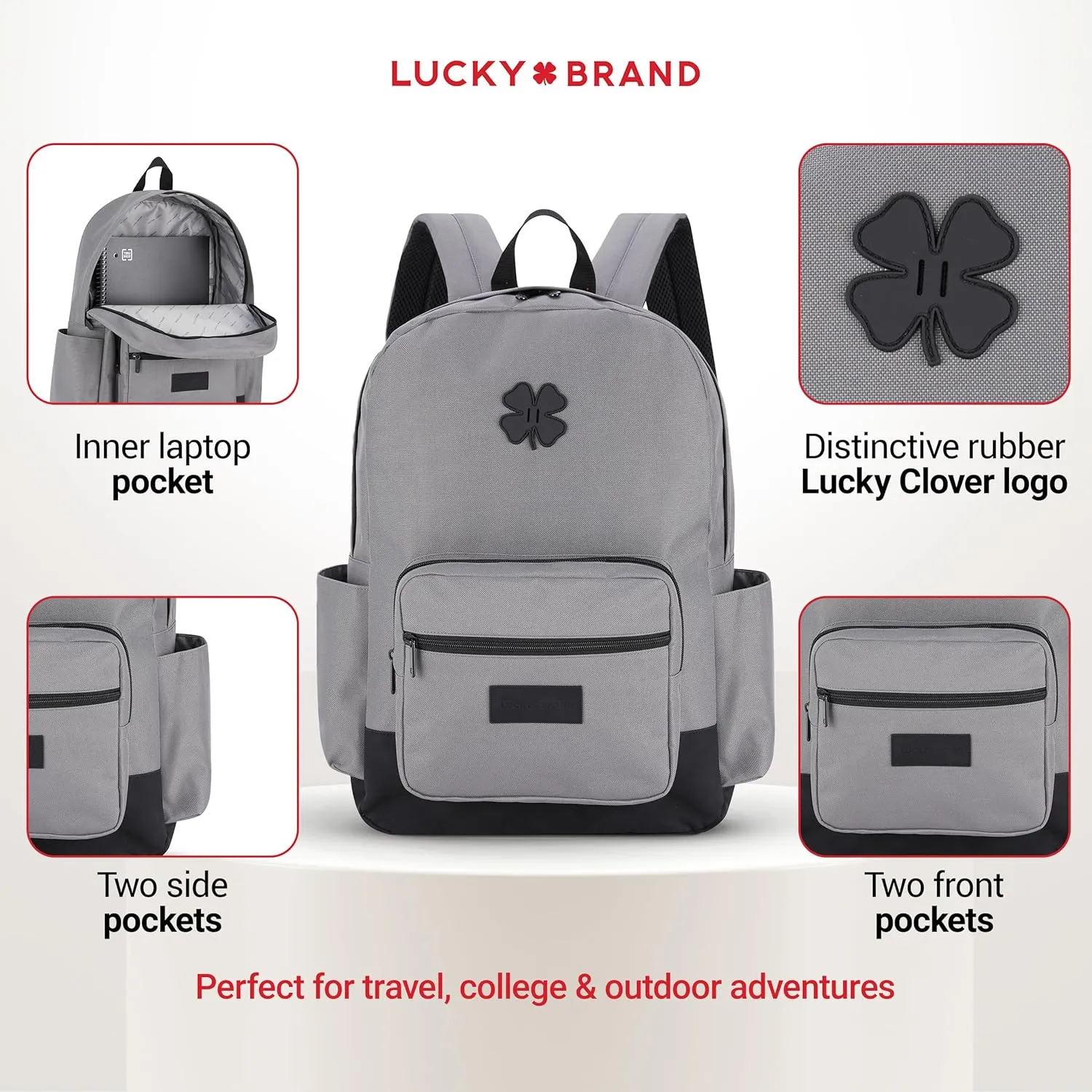 Lucky Backpack for Men, Premium Laptop Backpack, Travel Backpack for Women, Lightweight Backpacks, Comfortable Mens Back Pack