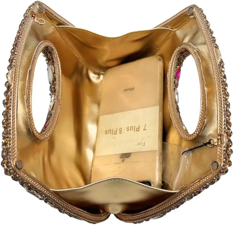 Luxury Evening Bag Gem Clutch Purse Crystal Prom Handbag Wedding Purse for Party